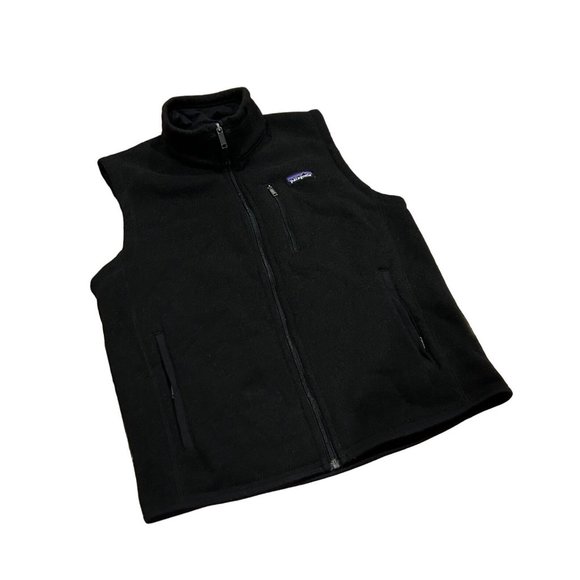 Patagonia Mens Better Sweater Full Zip Vest Black Size Medium Fall 2015 EUC - Picture 2 of 8
